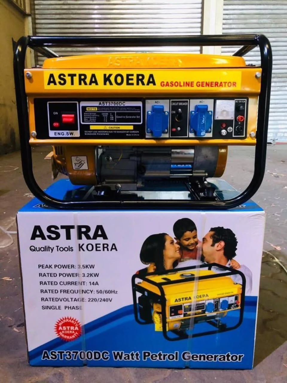 Astra Koera AST3700DC Petrol Generator
